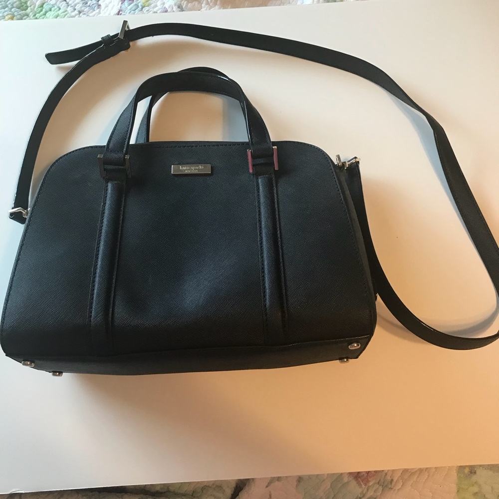 Kate spade black satchel bag